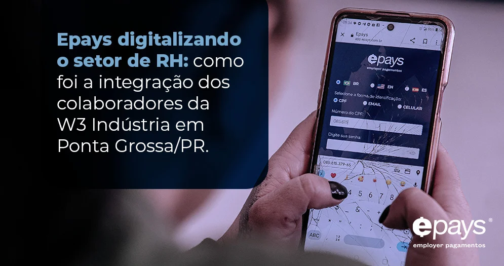Epays digitalizando o setor de RH